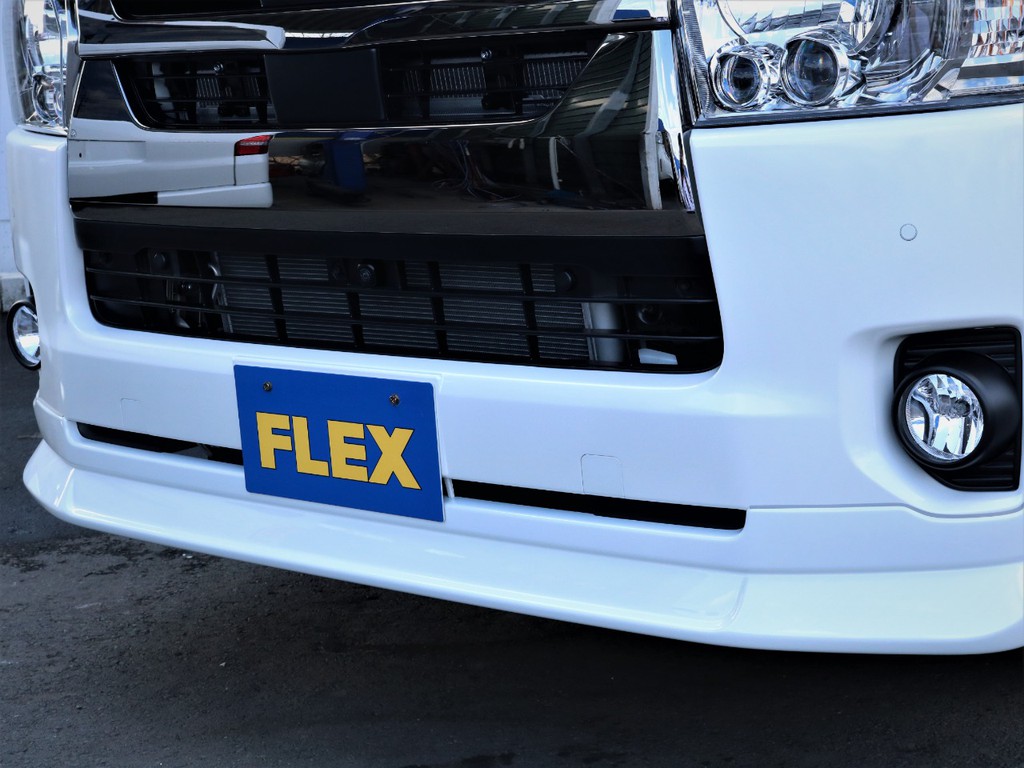 ＦＬＥＸオリジナルデルフィーノラインフロントスポイラー！