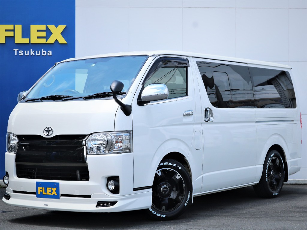 トヨタ ハイエースバン 2 0 スーパーgl ダークプライム ロングボディ 車探しなら中古車 新車の専門店flex フレックス へ