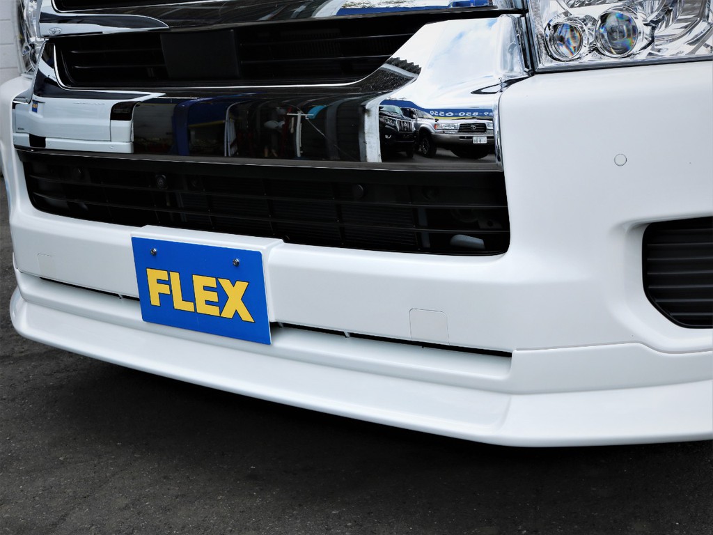 ＦＬＥＸオリジナルデルフィーノラインフロントスポイラー！