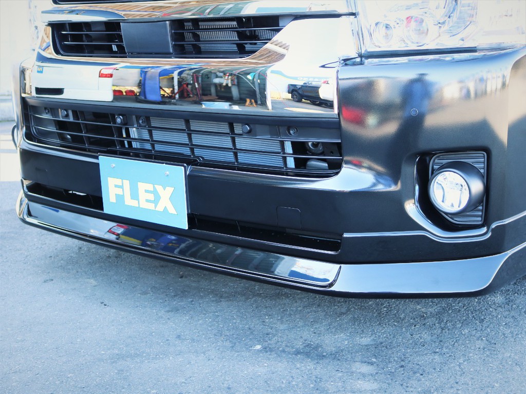 ＦＬＥＸオリジナルデルフィーノラインフロントスポイラー！