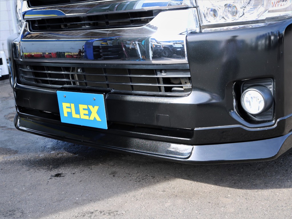 ＦＬＥＸオリジナルデルフィーノラインフロントスポイラー！