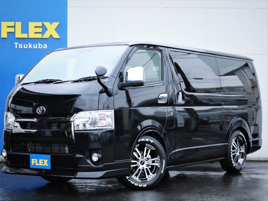 トヨタ ハイエースバン 2 0 スーパーgl ダークプライム ロングボディ 車探しなら中古車 新車の専門店flex フレックス へ