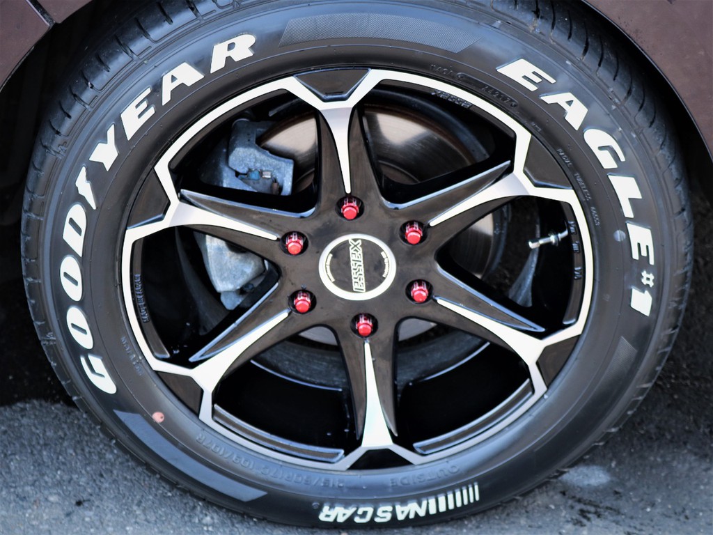 ＥＪ１７インチアルミホイール、ナスカータイヤ！