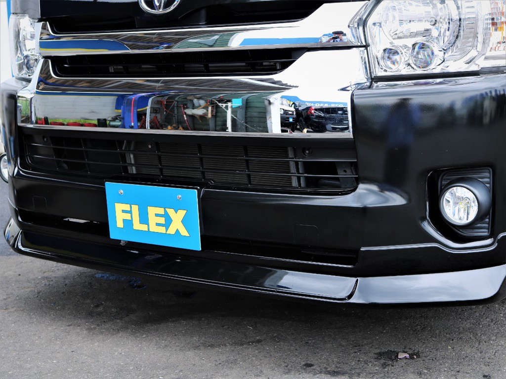 ＦＬＥＸオリジナルデルフィーノラインフロントスポイラー！