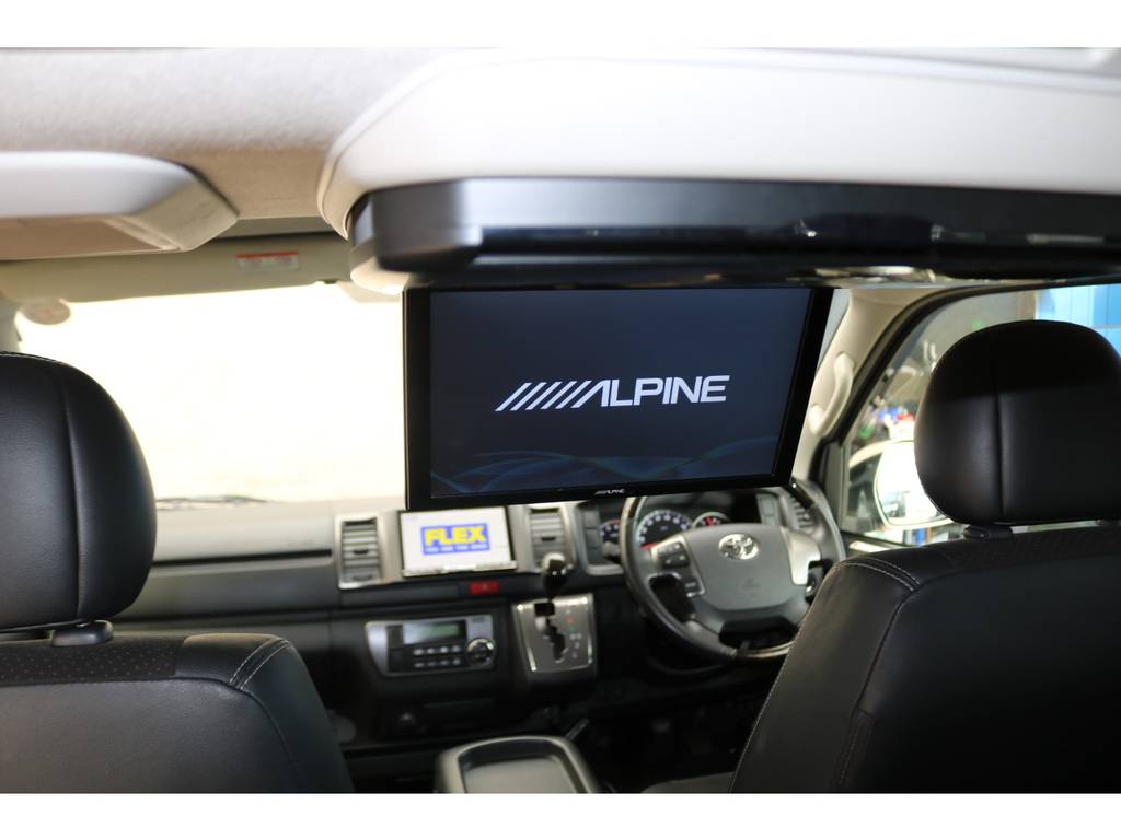 ＡＬＰＡＩＮ製１２インチフリップダウンモニター♪