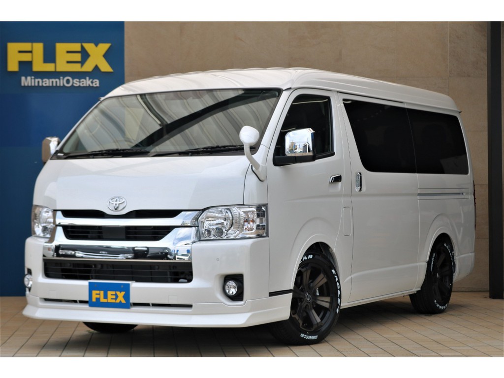 新型ハイエースワゴンＧＬ２ＷＤ・ＦＬＥＸＣＵＳＴＯＭ入庫です♪