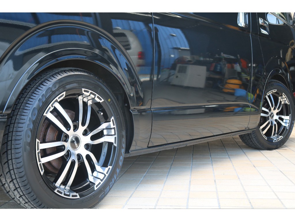 新品FLEXオーバーフェンダー＆新品18インチAW新品TOYOタイヤ