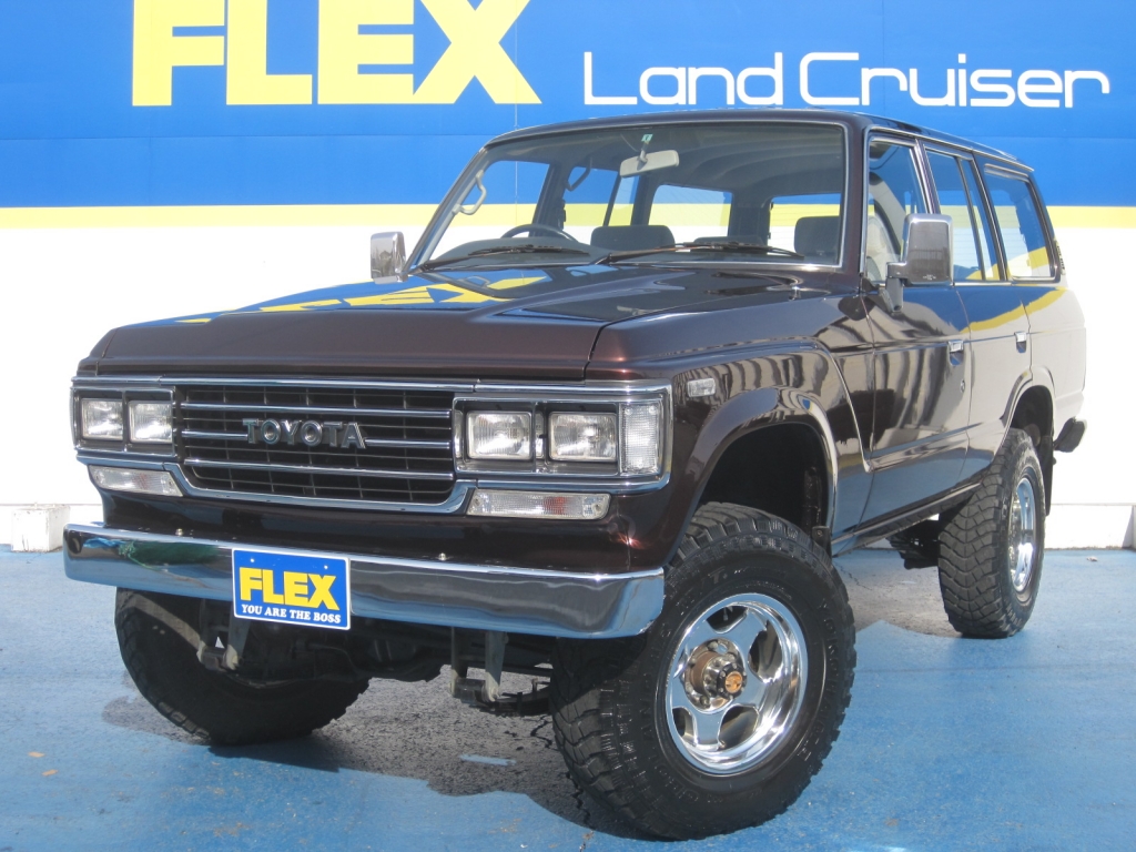 ランドクルーザー60 ランクル６０ ｇｘ ４０００ｇ チョコレートブラウンｏｐ済 ４インチアップ メッキ加工ブラｖ クリアライト 全国登録ｏｋトヨタランドクルーザー60gx中古車 車探しなら中古車 新車の専門店flex フレックス へ