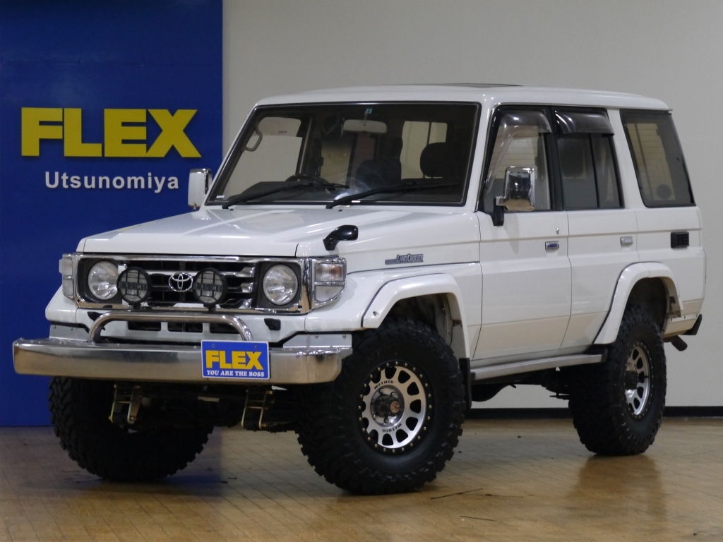 ランドクルーザー70 ﾗﾝｸﾙ77 Zx 純正白 5速ﾏﾆｭｱﾙ 前後ﾃﾞﾌﾛｯｸ 寒冷地仕様 ﾏﾆｭｱﾙ ﾊﾌﾞ 新品ｼｬｯｸﾙ ｼｮｯｸ 76ﾌｪｲｽ Ledﾃｰﾙ Method16ｲﾝﾁaw ｵｰﾌﾟﾝｶﾝﾄﾘｰmt トヨタランドクルーザー70zx 中古車 車探しなら中古車 新車の専門店flex フレックス へ