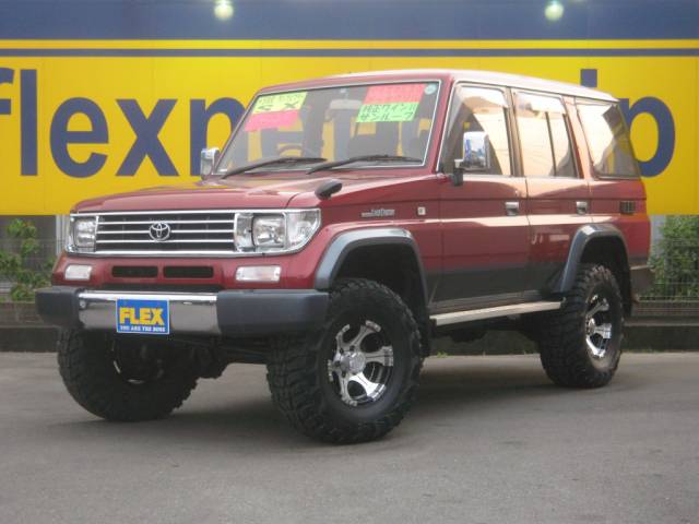 ランドクルーザープラド70 純正ワインレッド サンルーフ付き 新品ライト ウィンカー メッキグリル １ｋｚエンジントヨタランドクルーザープラド70sx中古車 車探しなら中古車 新車の専門店flex フレックス へ