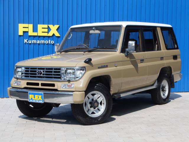 ランドクルーザープラド70 ランクル７８プラド ｓｘ ３０００ｄｔ ｎｅｗｆｊベーシュカラーペイント 内装ベージュ 寒冷地仕様 トヨタランドクルーザープラド70sx中古車 車探しなら中古車 新車の専門店flex フレックス へ