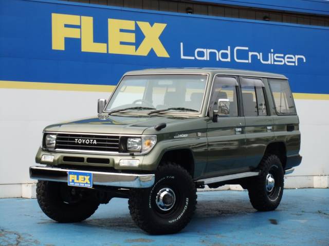ランドクルーザープラド70 ランクル７８プラド ｓｘ ３０００ｄ ｔ オリーブグリーンｎｅｗペイント 新品２インチアップ 新品カスタム多数 寒冷地トヨタ ランドクルーザープラド70sx中古車 車探しなら中古車 新車の専門店flex フレックス へ