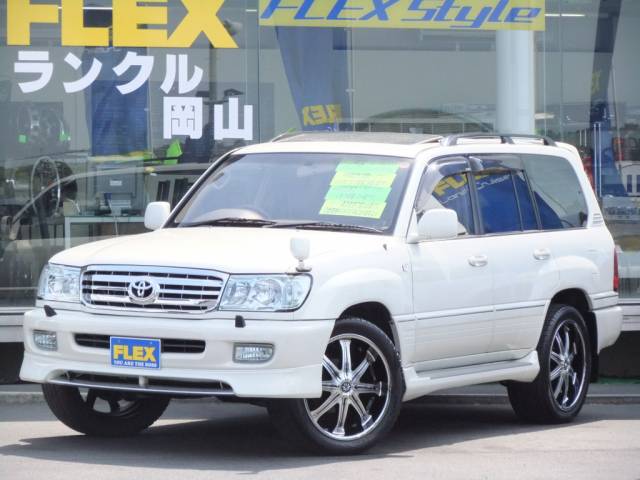 ランドクルーザー100 一期一会を大切に 素敵な車両をお届け致します H13年式 Vx Ltd 背面ﾚｽ ﾌﾙｴｱﾛ 社外dvdﾅﾋﾞ付き 内外装共にとてもキレイ トヨタランドクルーザー100vx Ltd 背面レス 社外ｄｖｄナビ付き中古車 車探しなら中古車 新車の専門店