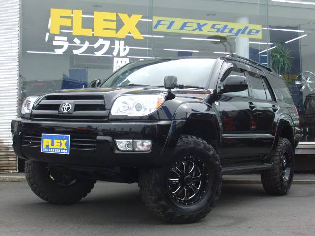 ハイラックスサーフ ハイラックスサーフ215 最終仕様 4wd Newペイントブラック 新品mkwホイル マッドタイヤ 新品2インチup トヨタ ハイラックスサーフssr x中古車 車探しなら中古車 新車の専門店flex フレックス へ